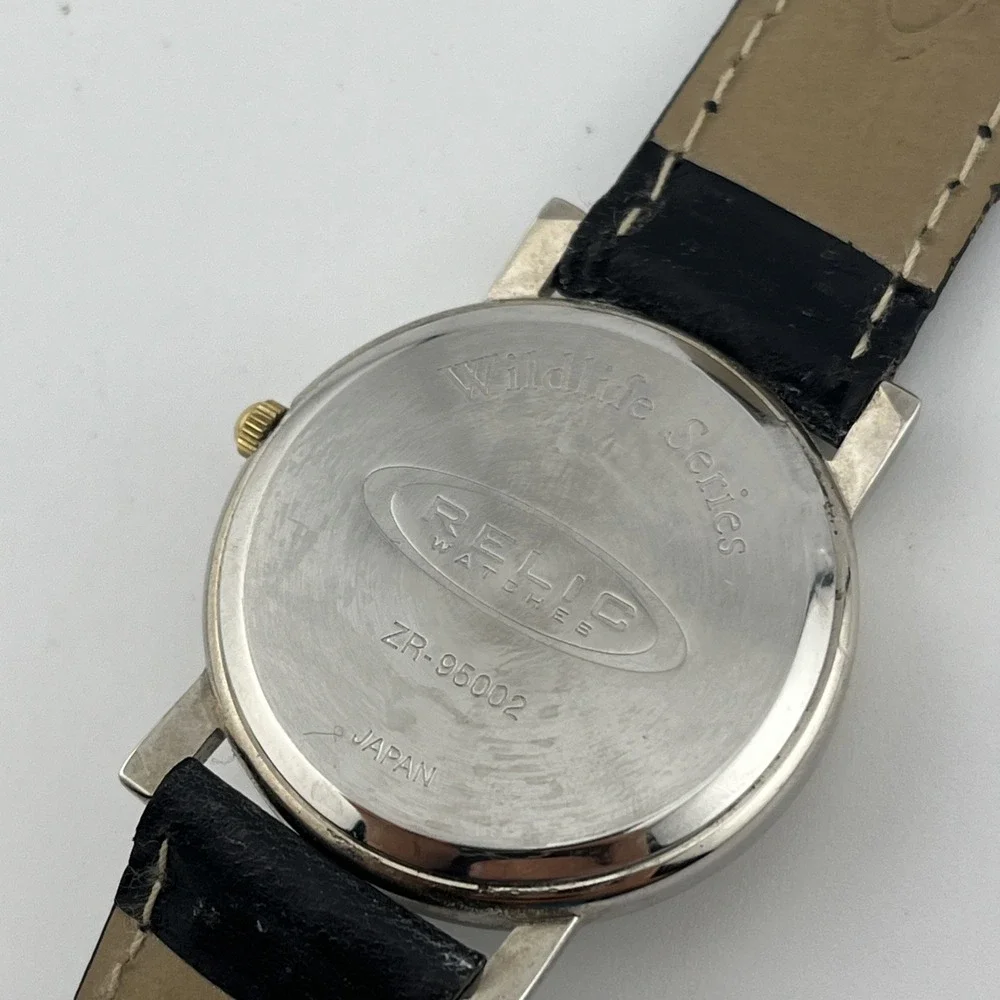 Vintage Relic Dolphin‎ Watch Wildlife Series 33mm Case ZR95002- New Battery